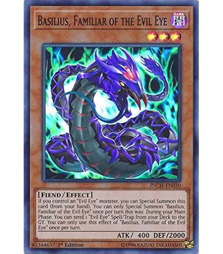 Amazon.com: Yu-Gi-Oh! - Evil Eye Awakening - INCH-EN034
